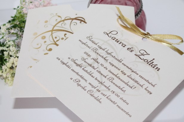 esküvői meghívó kártya tasakos formátumban 01-bent