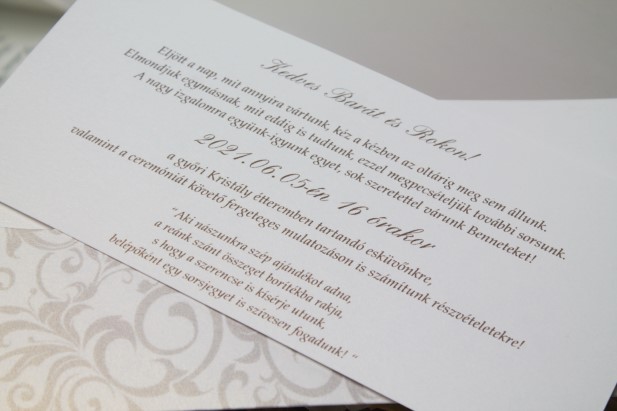 vintage esküvői meghívó betétlappal 02-bent